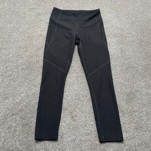 Outdoor Voices Leggings Adult Small Black Crop Mid Rise Yoga Running Ladies